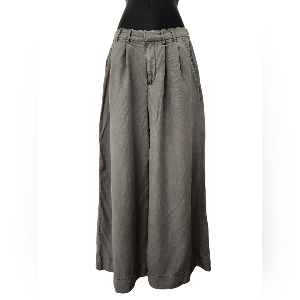 Wide Leg Gray Pants